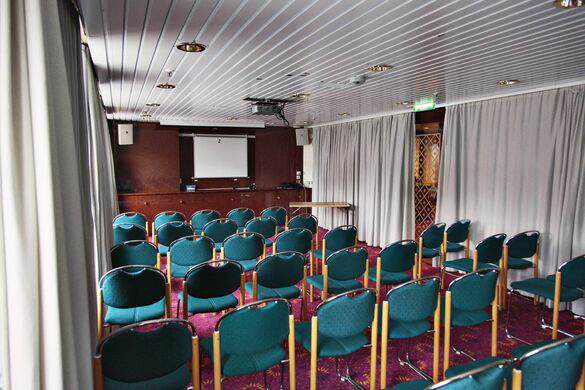 Hurtigruten Cruise Lines MS Kong Harald Interior Lecture Room.jpg